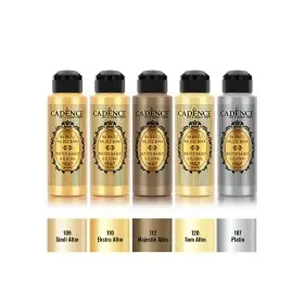 5x70 Su Bazlı Yaldız Boya Seti - Premium Işıltı ve Lüks Set
