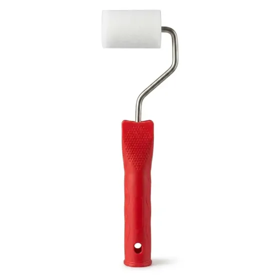 Evimde Hobi Küçük Sünger Rulo Fırça Metal Sap 5cm | Evimde Hobi