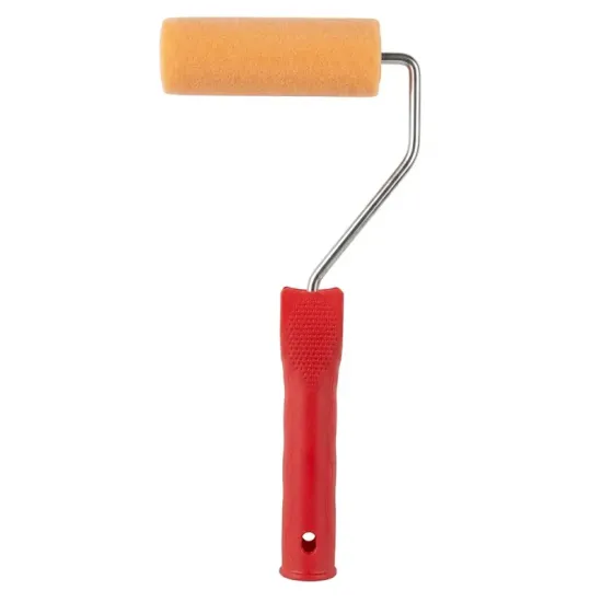 Evimde Hobi Sünger Üstü Kadife Rulo Fırça 10cm Metal Saplı | Evimde Hobi