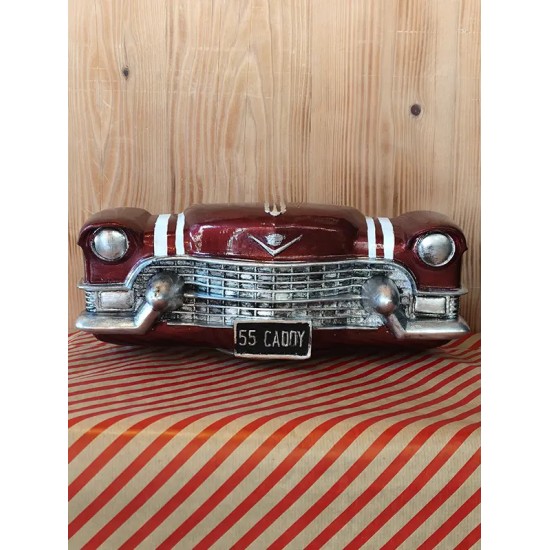 Atölye Tasarımı El Boyaması 1955 Cadillac (55 Caddy) Duvar Dekoru - 47 cm