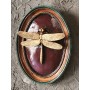 Atölye Tasarımı Altın Yusufçuk Oval Pano - 26 cm