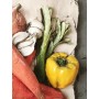 Atölye Tasarımı Havuçlu Sebze Kabartmalı Pano - 28 cm