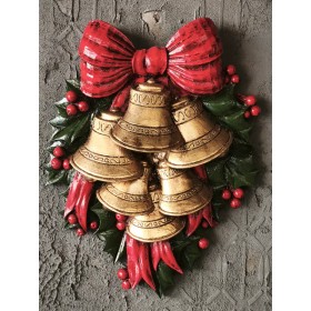 Atölye Tasarımı Yılbaşı Çanları Pano - 40x32 cm