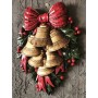 Atölye Tasarımı Yılbaşı Çanları Pano - 40x32 cm