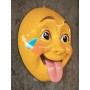Atölye Tasarımı Dil Çıkaran Kahkaha Duvar Maskı - 30x28 cm