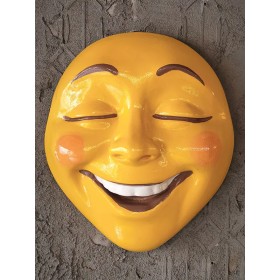 Atölye Tasarımı Kahkaha Atan Duvar Maskı - 30x28 cm