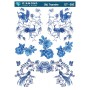 ÜT005 Kuş ve Çiçekler Diamond Craft Ütü Transfer Kağıdı 25x35cm