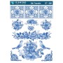ÜT006 Kuş ve Çiçekler Diamond Craft Ütü Transfer Kağıdı 25x35cm