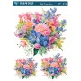 ÜT010 Çiçek Desenli Diamond Craft Ütü Transfer Kağıdı 25x35cm