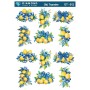 ÜT012 Limon Çiçekleri Diamond Craft Ütü Transfer Kağıdı 25x35cm