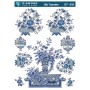 ÜT016 Çiçek Desenli Diamond Craft Ütü Transfer Kağıdı 25x35cm