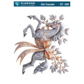ÜT029 Metal At Diamond Craft Ütü Transfer Kağıdı 25x35cm
