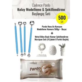 Cadence 500GR Pardo Hamur ve Marzipan Set - Cadence Modelleme Hamuru Başlangıç Seti | Evimde Hobi