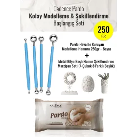 Cadence 250GR Pardo Hamur ve Marzipan Set - Cadence Modelleme Hamuru Başlangıç Seti | Evimde Hobi