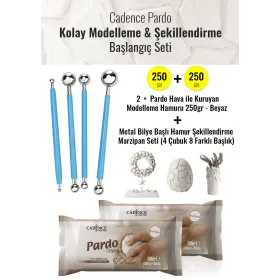 Cadence 2 adet 250GR Pardo Hamur ve Marzipan Set - Cadence Modelleme Hamuru Avantajlı Başlangıç Seti | Evimde Hobi