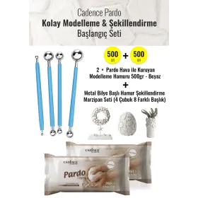 Cadence 2 adet 500GR Pardo Hamur ve Marzipan Set - Cadence Modelleme Hamuru Avantajlı Başlangıç Seti | Evimde Hobi