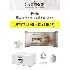 Cadence 1 Koli 250GR Pardo Hamur - Cadence Modelleme Hamuru 22 adet | Evimde Hobi
