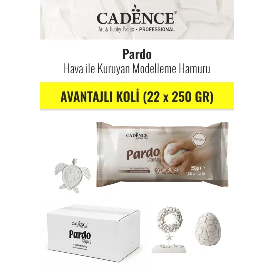 Cadence 1 Koli 250GR Pardo Hamur - Cadence Modelleme Hamuru 22 adet | Evimde Hobi