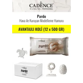 Cadence 1 Koli 500GR Pardo Hamur - Cadence Modelleme Hamuru 12 adet | Evimde Hobi