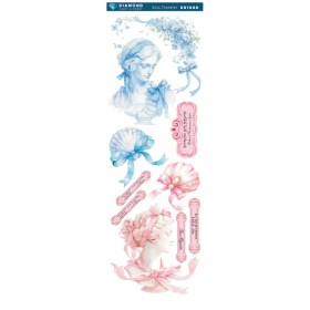 Diamond Sulu Transfer Kağıdı KS1008 10x30cm