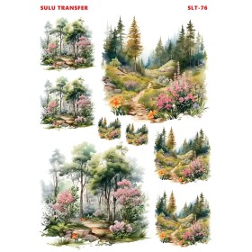 Çiğdem Işık Sulu Transfer SLT076 25x35cm