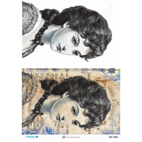 3831 Diamond Pirinç Dekopaj Kağıdı 30x42cm