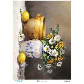 3875 Diamond Pirinç Dekopaj Kağıdı 30x42cm