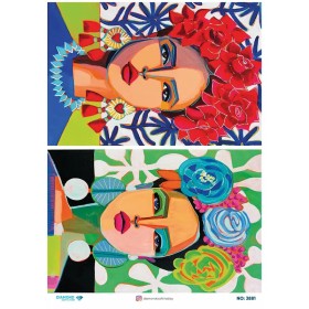 3881 Diamond Pirinç Dekopaj Kağıdı 30x42cm