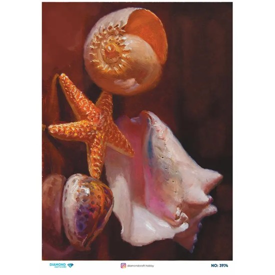 3974 Diamond Pirinç Dekopaj Kağıdı 30x42cm