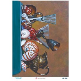 3982 Diamond Pirinç Dekopaj Kağıdı 30x42cm