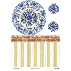 5278 Diamond Pirinç Dekopaj Kağıdı 30x42cm