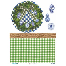 5280 Diamond Pirinç Dekopaj Kağıdı 30x42cm