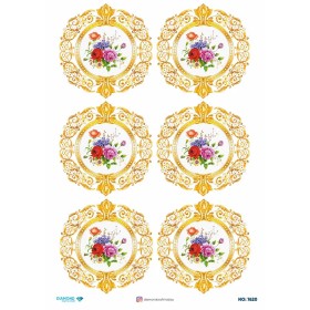 7620 Diamond Pirinç Dekopaj Kağıdı 30x42cm
