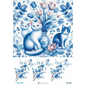 7630 Diamond Pirinç Dekopaj Kağıdı 30x42cm