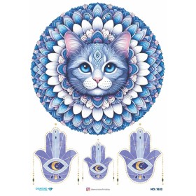7632 Diamond Pirinç Dekopaj Kağıdı 30x42cm