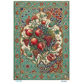 8180 Diamond Pirinç Dekopaj Kağıdı 30x42cm