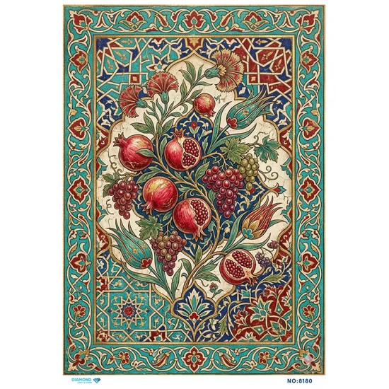 8180 Diamond Pirinç Dekopaj Kağıdı 30x42cm