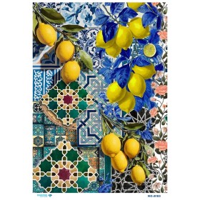 8183 Diamond Pirinç Dekopaj Kağıdı 30x42cm