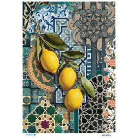 8184 Diamond Pirinç Dekopaj Kağıdı 30x42cm