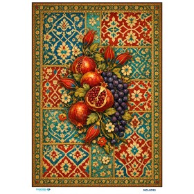 8193 Diamond Pirinç Dekopaj Kağıdı 30x42cm
