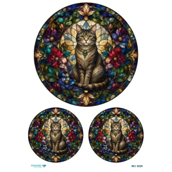 8229 Diamond Pirinç Dekopaj Kağıdı 30x42cm