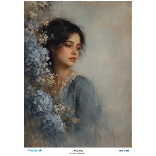 8248 Diamond Pirinç Dekopaj Kağıdı Plus Serisi 30x42cm