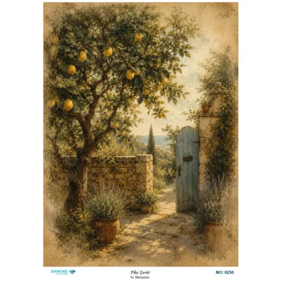 8250 Diamond Pirinç Dekopaj Kağıdı Plus Serisi 30x42cm