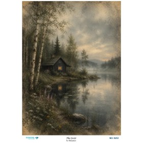 8253 Diamond Pirinç Dekopaj Kağıdı Plus Serisi 30x42cm