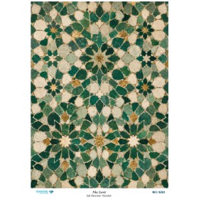8263 Diamond Pirinç Dekopaj Kağıdı Plus Serisi 30x42cm