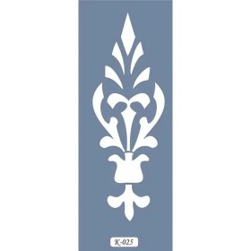 K25 6x20 Bordür Model Dekoratif Stencil