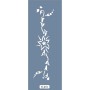K34 6x20 Bordür Model Çiçek Stencil
