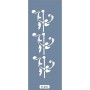 K36 6x20 Bordür Model Yaprak Stencil