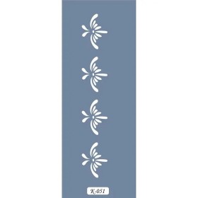 K51 6x20 Bordür Model Dekoratif Desen Stencil