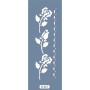 K52 6x20 Bordür Model Çiçek Stencil